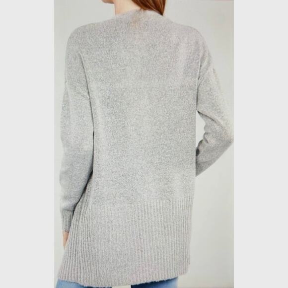 Love Ellie Two Pocket Open Cardigan - Gray - size L - Picture 5 of 13